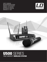 LD Sys­tems U508 BPL Manuale utente