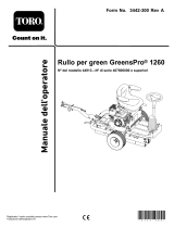 Toro GreensPro 1260 Greens Roller Manuale utente