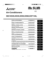 Mitsubishi SEZ-KD71VAL Manuale del proprietario