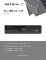Metronic Touchbox HD 3 441374 Tuner Oui Manuale utente