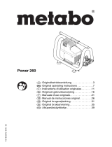 Metabo Power 260 Manuale del proprietario