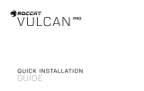 ROCCAT Vulcan Pro Guida di installazione rapida