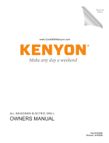 Kenyon B70067 Manuale del proprietario
