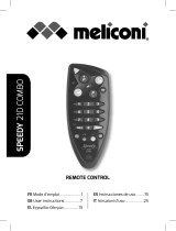 MELICONI Speedy 210 combo RC Manuale del proprietario