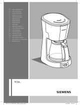 Siemens TC3A0303 COFFEE MAKER Manuale del proprietario