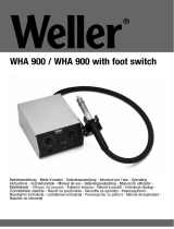 Weller WHA900 Operating Instructions Manual