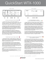 ADVANCE WTX-1000 Manuale del proprietario