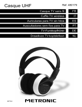 Metronic TV Sans Fil Blanc 480179 Manuale del proprietario