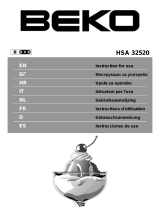 Beko HSA32520 Manuale del proprietario