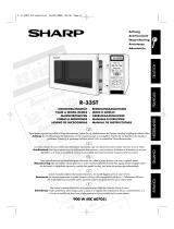 Sharp R-33ST Manuale del proprietario