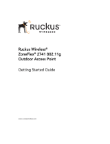 Ruckus Wireless ZoneFlex 2741 Manuale utente