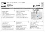 CAME ZL37F Manuale del proprietario
