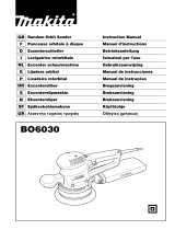 Makita BO6030 Manuale del proprietario