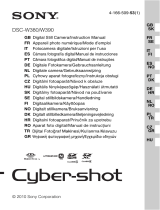Sony cyber shot dsc w380r Manuale utente