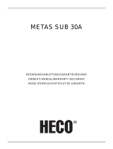 Heco METAS SUB 30A Manuale del proprietario