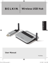 Belkin HUB USB SANS FIL #F5U302EA Manuale del proprietario
