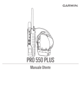 Garmin PRO 550 Plus Manuale del proprietario
