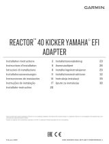 Garmin Piloto automatico kicker Reactor 40 Guida d'installazione