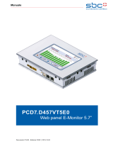 SBC E-Monitor PCD7D457VT5E0 Manuale del proprietario