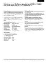 SBC PCD7.H104SE S0-Pulse Counter Mounting Instructions & Users Guide