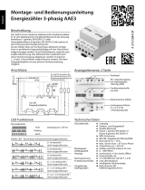 SBC AAE3D5F1xPR3A00 3-ph. e-meter direct S0 Mounting Instructions & Users Guide