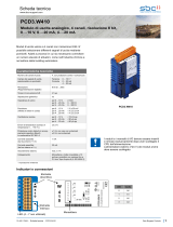 SBC PCD3.W410 Analogue outputs, 4 channels, 8 bits Scheda dati