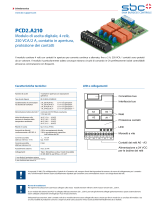 SBC PCD2.A210 Output module, 4 relays, 250 VAC/2 A Scheda dati