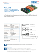 SBC PCD2.A200 Output module, 4 relays, 250 VAC/2 A Scheda dati