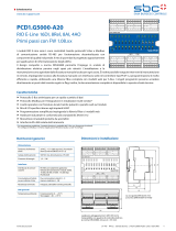 SBC PCD1.G5000-A20 L-Series RIO 16DI, 8Rel, 8AI, 4AO Scheda dati