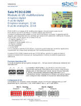 SBC PCD2.G200 Multifunction I/O module Scheda dati