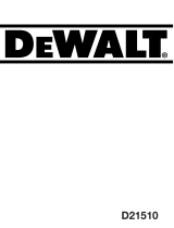 DeWalt D21510 Manuale del proprietario