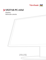 ViewSonic VX2718-PC-MHD Guida utente