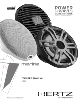 Hertz HMX 8 Marine Coax Speaker Manuale del proprietario