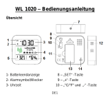 Technoline WL 1020 Manuale utente