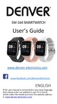 Denver Bluetooth Smartwatch in verschiedenen Farben Manuale utente