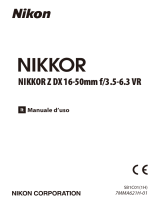 Nikon NIKKOR Z DX 16-50mm f/3.5-6.3 VR Manuale utente