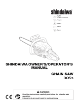 Shindaiwa 305S Manuale utente