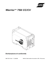 ESAB Warrior™ 750i CC/CV Dichiarazione di conformità