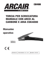 Arcair CSK4000 Air Carbon-Arc Manual Gouging Torch Manuale utente