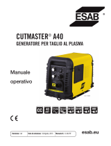 ESAB CUTMASTER® A40 Automated Plasma Cutting System Manuale utente