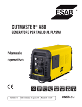 ESAB CUTMASTER® A80 Automated Plasma Cutting System Manuale utente