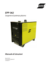ESAB EPP-362 Plasma Power Source Manuale utente