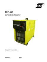 ESAB EPP-360 Plasma Power Source Manuale utente