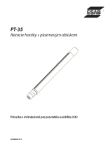 ESAB PT-35 Plasma Arc Cutting Torches Manuale utente