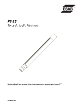 ESAB PT-35 Plasma Arc Cutting Torches Manuale utente