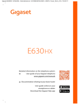 Gigaset E630HX Guida utente