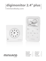 Miniland Baby digimonitor 2.4" plus Manuale utente