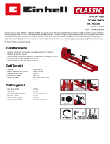 EINHELL TC-WW 1000/1 Product Sheet