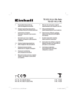 EINHELL TE-CD 18 Li-i BL (2x2,0Ah) Manuale utente