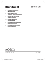 EINHELL GE-CM 43 Li M Kit (2x4,0Ah) Manuale utente
